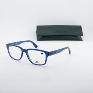 Lacoste L2927 400 Rectangle 56mm Eyeglasses - Blue